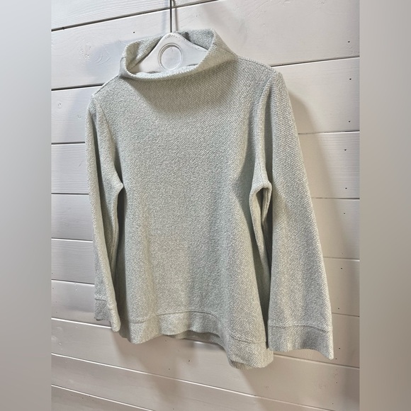 ANTHROPOLOGIE Saturday Sunday – Ellie Mock Neck Tunic Top – Size S – Mint - Picture 7 of 9